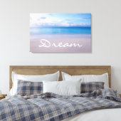 Strand Droom Muur Canvas Afdruk (Insitu (Slaapkamer))