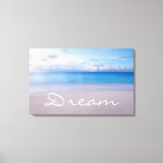 Strand Droom Muur Canvas Afdruk (Voorkant)