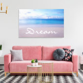 Strand Droom Muur Canvas Afdruk (Insitu (Woonkamer))