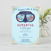 Strand Duiksport Snorkelen Onder Het Zeeleven Kaart (Staand voorkant)