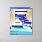 Strand: een Afbeelding binnen Canvas Afdruk (Voorkant)