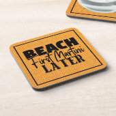 Strand eerste Martini later-76545 Bier Onderzetter (Linkerzijde)