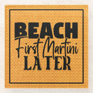 Strand eerste Martini later-76545 Glazen Onderzetter
