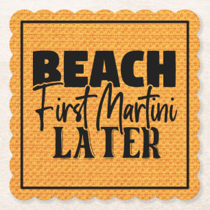 Strand eerste Martini later-76545 Kartonnen Onderzetters