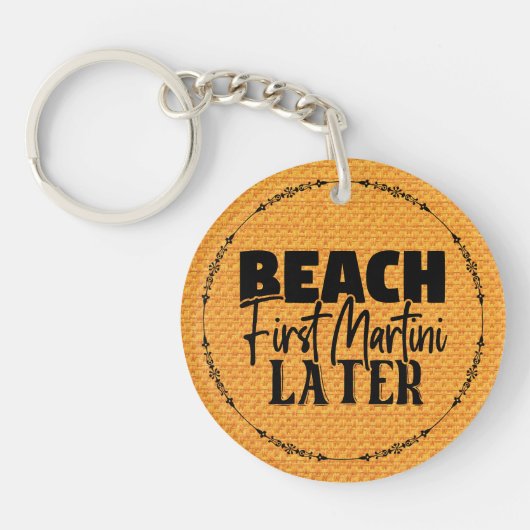 Strand eerste Martini later-76545 Sleutelhanger (Voorkant)