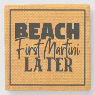 Strand eerste Martini later-76545 Stenen Onderzetter