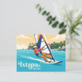 Strand El Palmar Mexico Briefkaart (Staand voorkant)