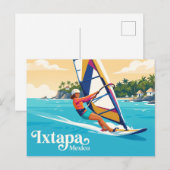 Strand El Palmar Mexico Briefkaart (Voorkant / Achterkant)