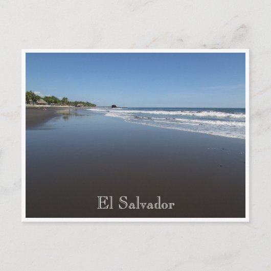 strand el tunco briefkaart (Voorkant)