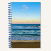Strand en blauwe lucht notitieboek (Voorkant)