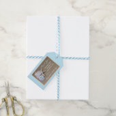 Strand en Burlap Bruiloft Dank u Favor Cadeaulabel (Met Touw)