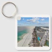 Strand en dolfijnen sleutelhanger (Voorkant)