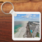 Strand en dolfijnen sleutelhanger (Voorkant)