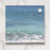 Strand- en golfterugbetuigingsetiketten bedankjes labels (Achterkant)