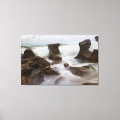 strand en golven van het Koraalpark Canvas Afdruk (Voorkant)