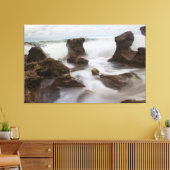 strand en golven van het Koraalpark Canvas Afdruk (Insitu (Woonkamer))