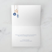 Strand en Groeten Kusthout Vakantiefoto Feestdagen Kaart (Binnen)