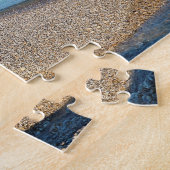 strand en klif van Etretat in France Postca Legpuzzel (Zijkant)