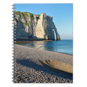 strand en klif van Etretat in France Postca Notitieboek (Voorkant)