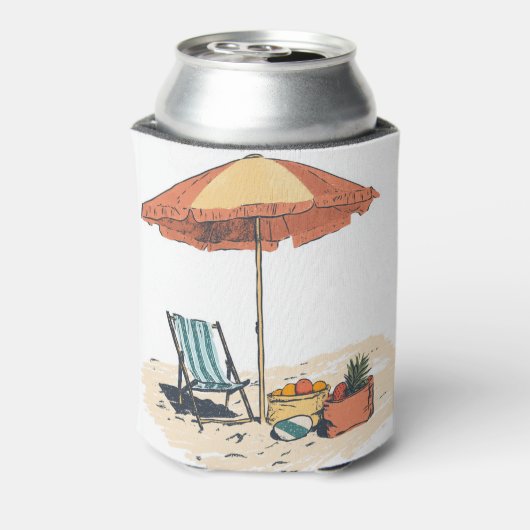 Strand en Koelbox sturen Blikjeskoeler (Blikje Achterkant)