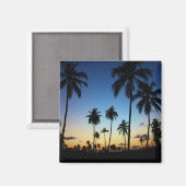 strand en kustdorp | Praia do forte Magneet (Voorkant / Achterkant)