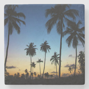 strand en kustdorp   Praia do forte Stenen Onderzetter