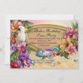 Strand en Luau Party Uitnodigingen (Voorkant)