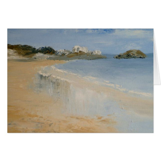 Strand en nat zand (Voorkant Horizontaal)