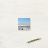 Strand en oceaan post-it® notes (Op bureau)