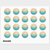 Strand- en Oceaanzout Scrub Labels (Vel)