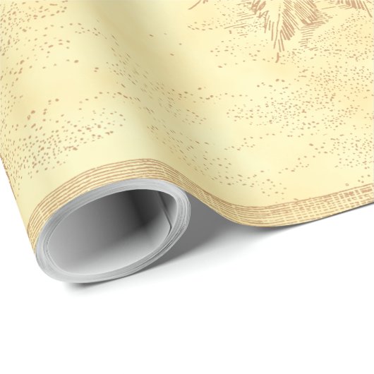  strand en palmbomen Etsen Gift Label Cadeaupapier (Rol Hoek)