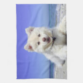 strand- en puppy Kitchen-handdoeken Theedoek (Verticaal)