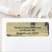 strand- en rivierpalmen etiket (Insitu)