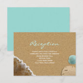 Strand en Schelpen Beach Reception Info Kaart (Voorkant / Achterkant)