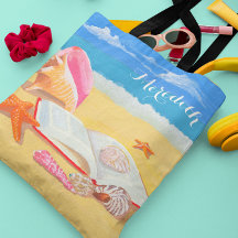 Strand en schelpen gepersonaliseerd