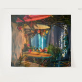 Strand en surfplanken hangende achtergrond wandkleed (Voorkant (horizontaal))