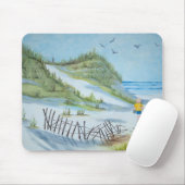 strand en waterverf van kinderen muismat (Met muis)