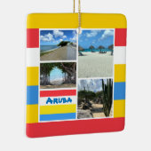 Strand en woestijn Aruba Keramisch Ornament (Rechts)