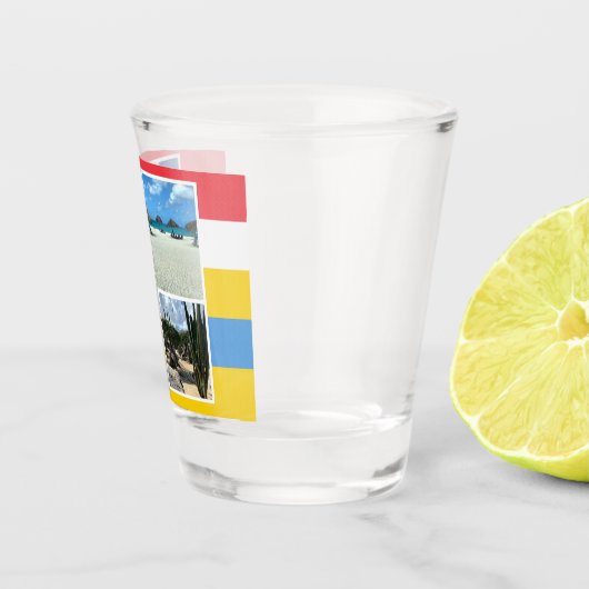 Strand en woestijn Aruba Shot Glas (Rechts)