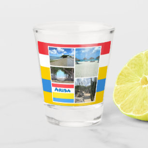 Strand en woestijn Aruba Shot Glas