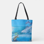 strand- en zeebioschilders tote bag (Achterkant)