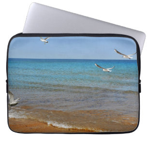 strand en zeegarren laptop sleeve
