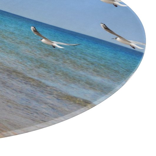 strand en zeegarren snijplank (Hoek)