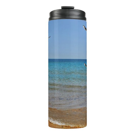 strand en zeegarren thermosbeker (Voorkant)