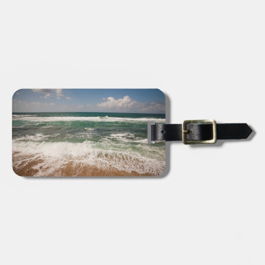 Strand En Zeelandschap Bagagelabel (Voorkant horizontaal)