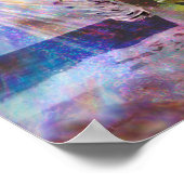 Strand Engel van Licht Muur Kunstprint Poster (Hoek)