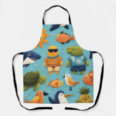 Strand Escape All-Over Print Schort Cadeau (Voorkant)