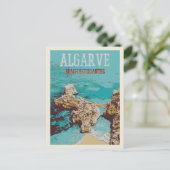 Strand Estudantes, Lagos Algarve Portugal - Uniek Briefkaart (Staand voorkant)