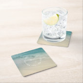 Strand Event Monogram Kartonnen Onderzetters (Insitu)