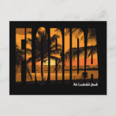 strand Fort Lauderdale Briefkaart (Voorkant)